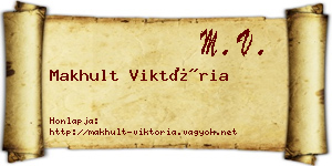 Makhult Viktória névjegykártya